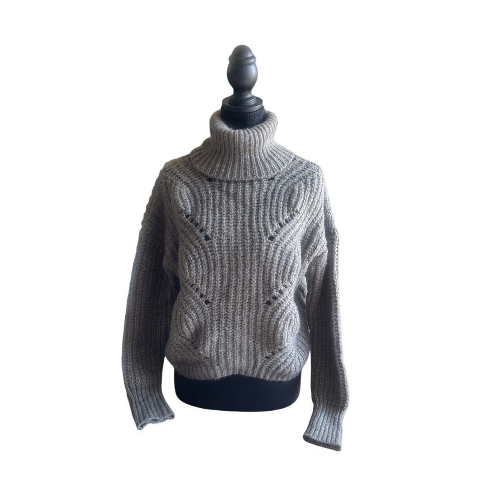 Chunky Knit Turtleneck Sweater by Oak & Trellis